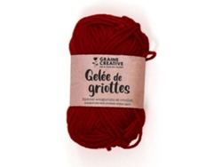 Hilo de Algodón para Ganchillo y Amigurumi GRAINE CRÉATIVE (55 m - rojo burdeos)