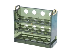 Contenedor De Huevos De 3 Niveles, Gran Capacidad Para 30 Huevos, Plástico Reversible, Apto Para Refrigerador.