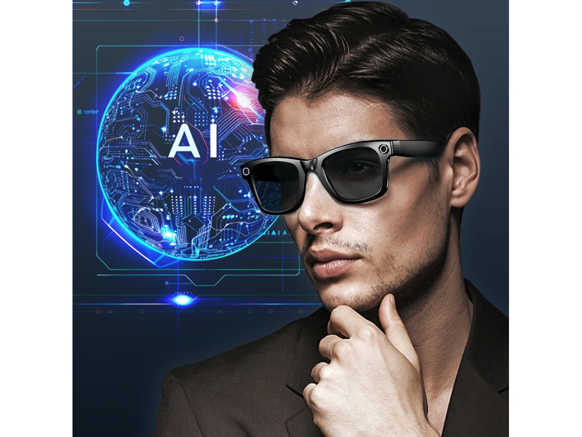 Gafas de sol inteligentes W610 con IA, cámara HD de 8 MP y 32 MP, Wi-Fi, llamadas Bluetooth, IP65, resistentes al agua, Mdug