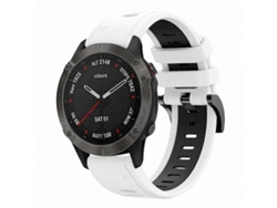Pulseira Esportiva De Silicone Bicolor Para Smartwatches Gps De 22 Mm