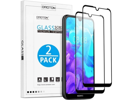 2x Protector Cristal Templado Huawei Y5 2019 HONGWE.
