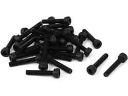 Tapón Roscado De Acero M3 X 16 Mm Con Tornillos Hexagonales Internos. Negro.