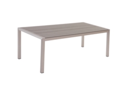 Mesa de comedor BELIANI Vernio de Aluminio Gris 90x180x76