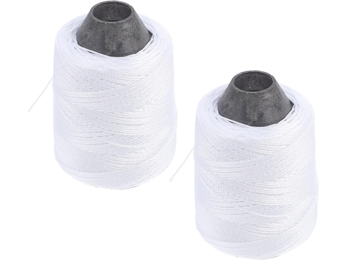 2 Rollos Cuerda Nylon Resistente Albañil Jardinería Línea