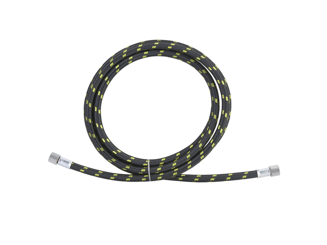 Manguera De Aire De Goma Trenzada De 1/8 X 1,8 M Con Adaptador Para Aerógrafo.