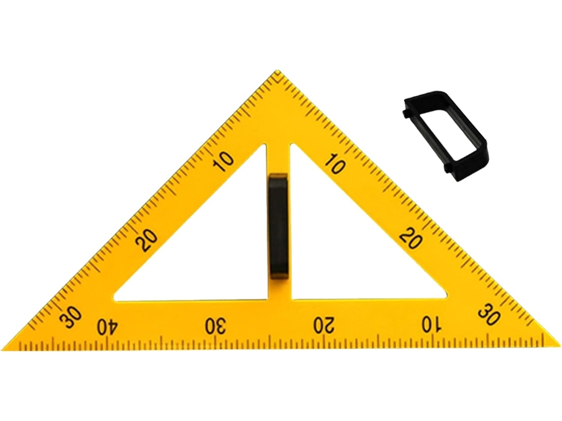 Transferidor Para Professores– Régua Geométrica De 45/ 60 Graus, Triangular Magnética Quadro Branco,