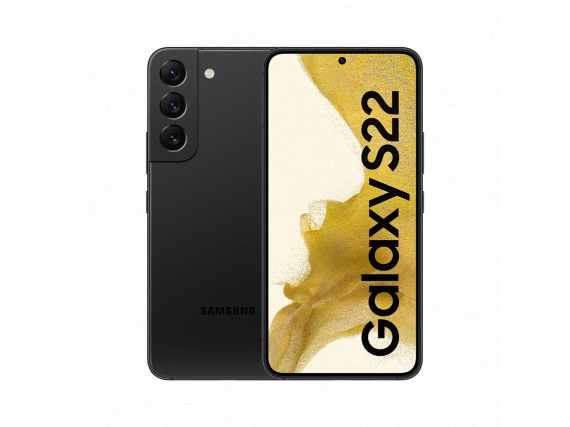 Smartphone SAMSUNG Galaxy S22 SM-S901EZKDTUR smartphones 15,5 cm (6.1) SIM doble Android 12 USB Tipo C 8 GB 128 GB 3700 mAh Negro