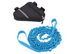 Cuerda De Tracción Para Bicicleta Con Amortiguador, Accesorio Elástico Para Ciclismo Familiar Al Aire Libre - Azul