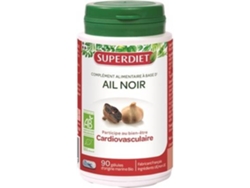 Complemento Alimentar SUPERDIET Alho Preto Orgânico (90 cápsulas de 1000mg)