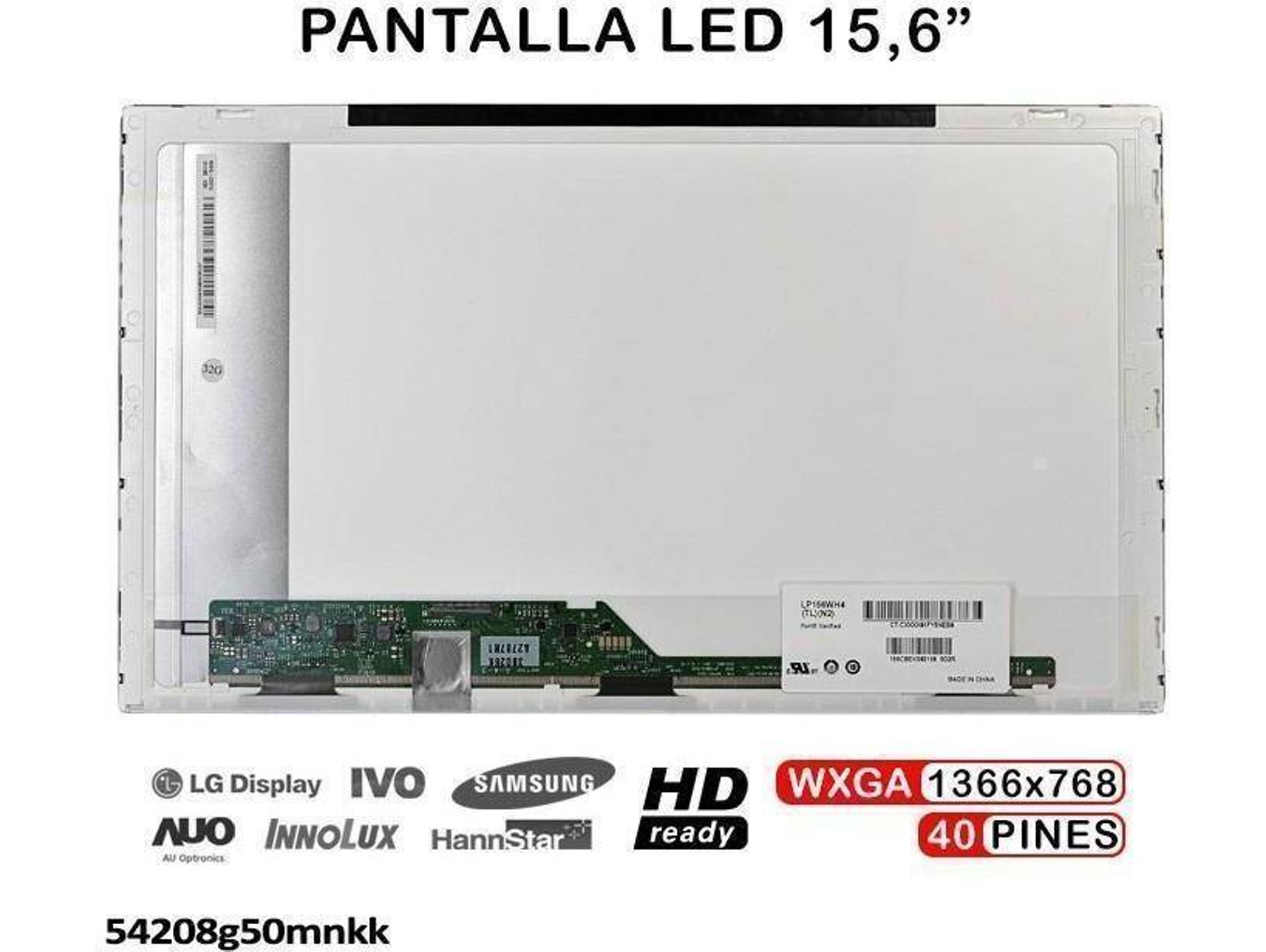 Pantalla para Portátil Acer Aspire E1-572G-54208G50Mnkk