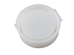 Molde De Silicona Reutilizable Para Portavasos Con Caja De Almacenamiento Md3453
