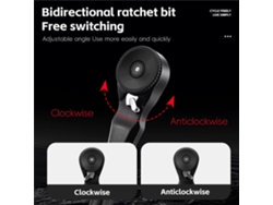 Negrowest Biking Kit Herramientas Reparación Bicicleta 12 En 1 Multiherramienta Carraca Bidireccional Llave Allen Magnética Liberación Rápida