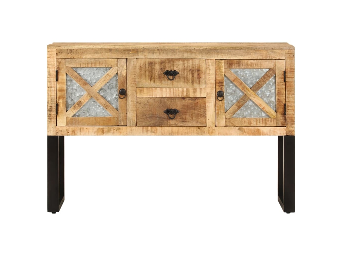 Maison Exclusive - Aparador De Madera De Mango Rugosa 110x30x74 Cm