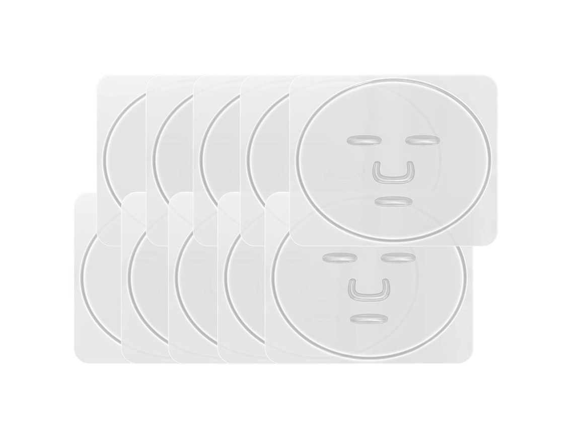 Molde Para El Cuidado Facial, Herramienta De Maquillaje Profesional Para Salón, Plástico Transparente De Fácil Limpieza Para Uso Personal (10 Unidades