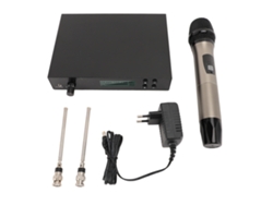 Sistema De Micrófono De Mano Inalámbrico Para Karaoke En Casa, Reuniones, Fiestas, Bodas Y Cantos En Casa, Alcance De 566 A 608 Mhz, 328,1 Pies, Ench