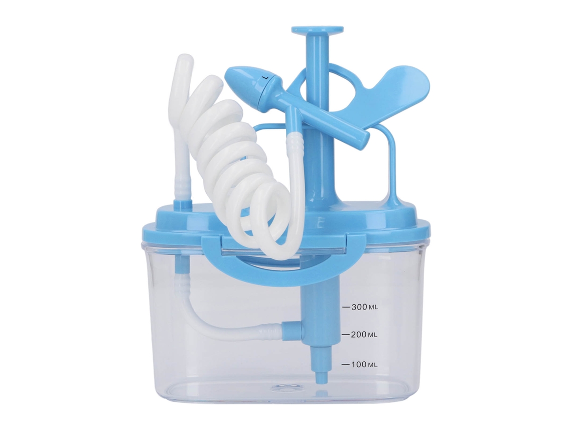 Rebe-frasco De Lavado Nasal De Presión Manual Para Rinse Sinus Limpieza Profunda Sistema De Irrigación 300ml