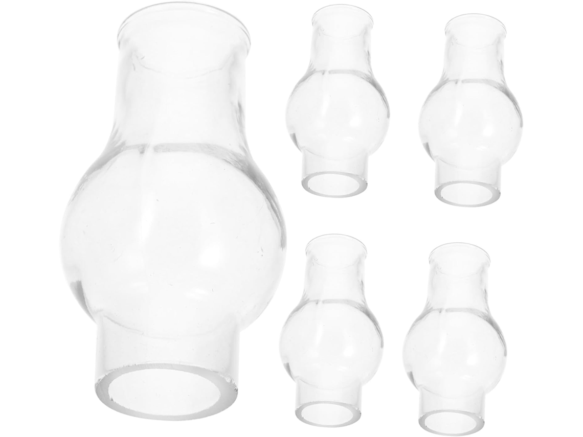 Juego de 6 piezas de vidrio vintage duraderas. SFUSHOS
