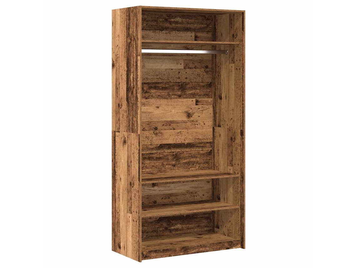 Armario de madera antigua MAISON EXCLUSIVE en derivados de la madera 100x50x200 cm