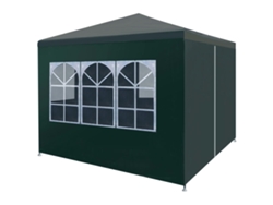 Carpa para fiestas 3x3 m verde Dkd Home Decor