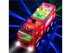 Dan26-camión De Bomberos Luminoso Para Niños Con Luz Y Sonido Juguete De Camión De Bomberos Regalo Para Niños