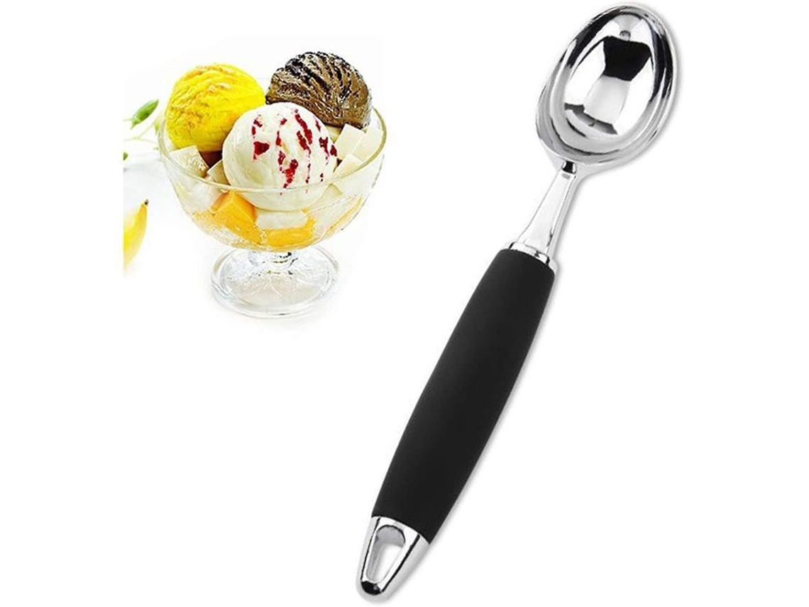 Cuchara Multifuncional Para Helado Con Mango De Abs: Ideal Para Helados, Frutas Y Postres.