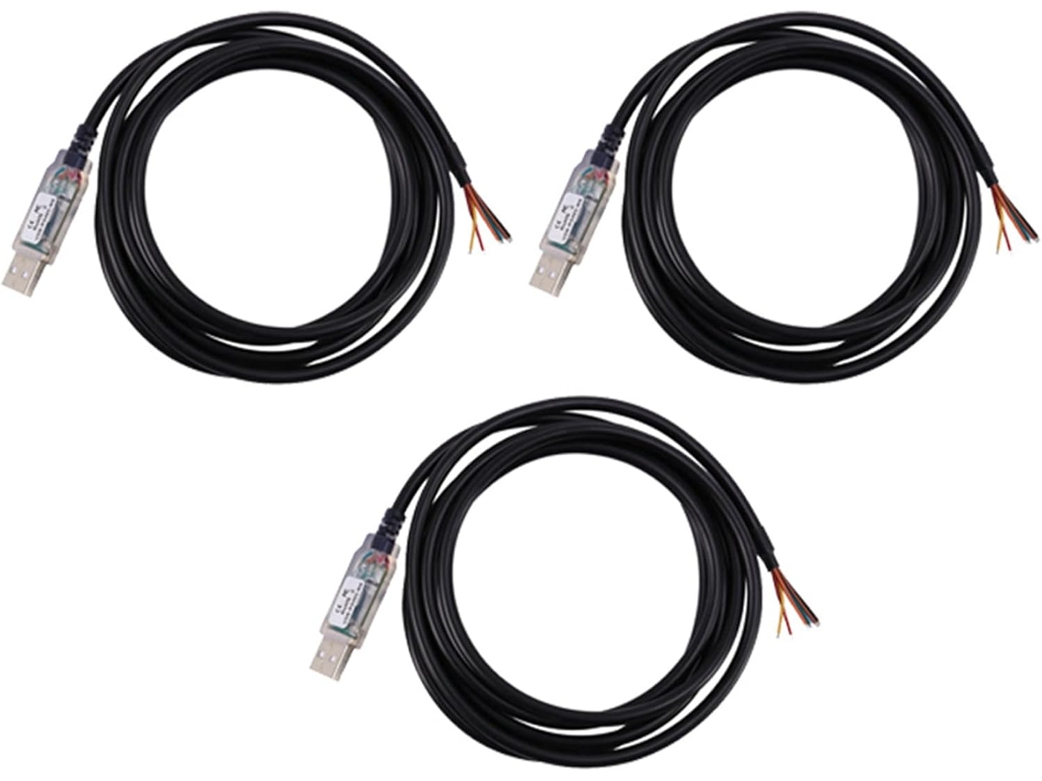 Cable Usb Rs485 De 3 X 1,8 M De Longitud Para Equipos We 1800 Bt Usb A Serie Rs485