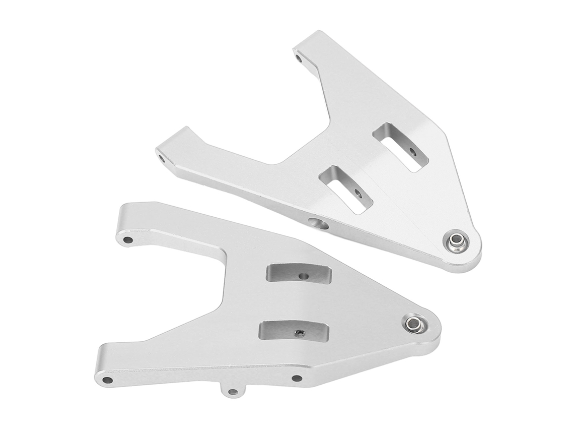 2pcs Brazo Oscilante Inferior Delantero Aluminio Rc Preciso Ligero Para Udirc Ud1002 Ud1002se Plata