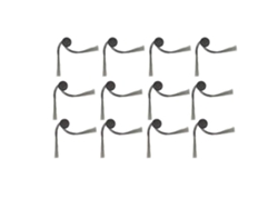 12 Pcs Side Brush For Qrevo C / Curv / Curvc / Edge / Edgec / 5ae / S5v Sweeper Side Brush Replacem