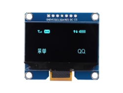 Módulo De Pantalla Azul Con Interfaz Spi De 128x64 Y 7 Pines Ssd1309 Ic De 1,54 Pulgadas