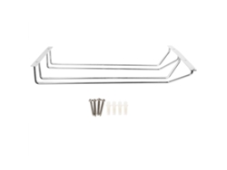 Soporte Para Copas De Vino De Acero Inoxidable 304, Dos Filas, 35 Cm, Para Bar/cocina.