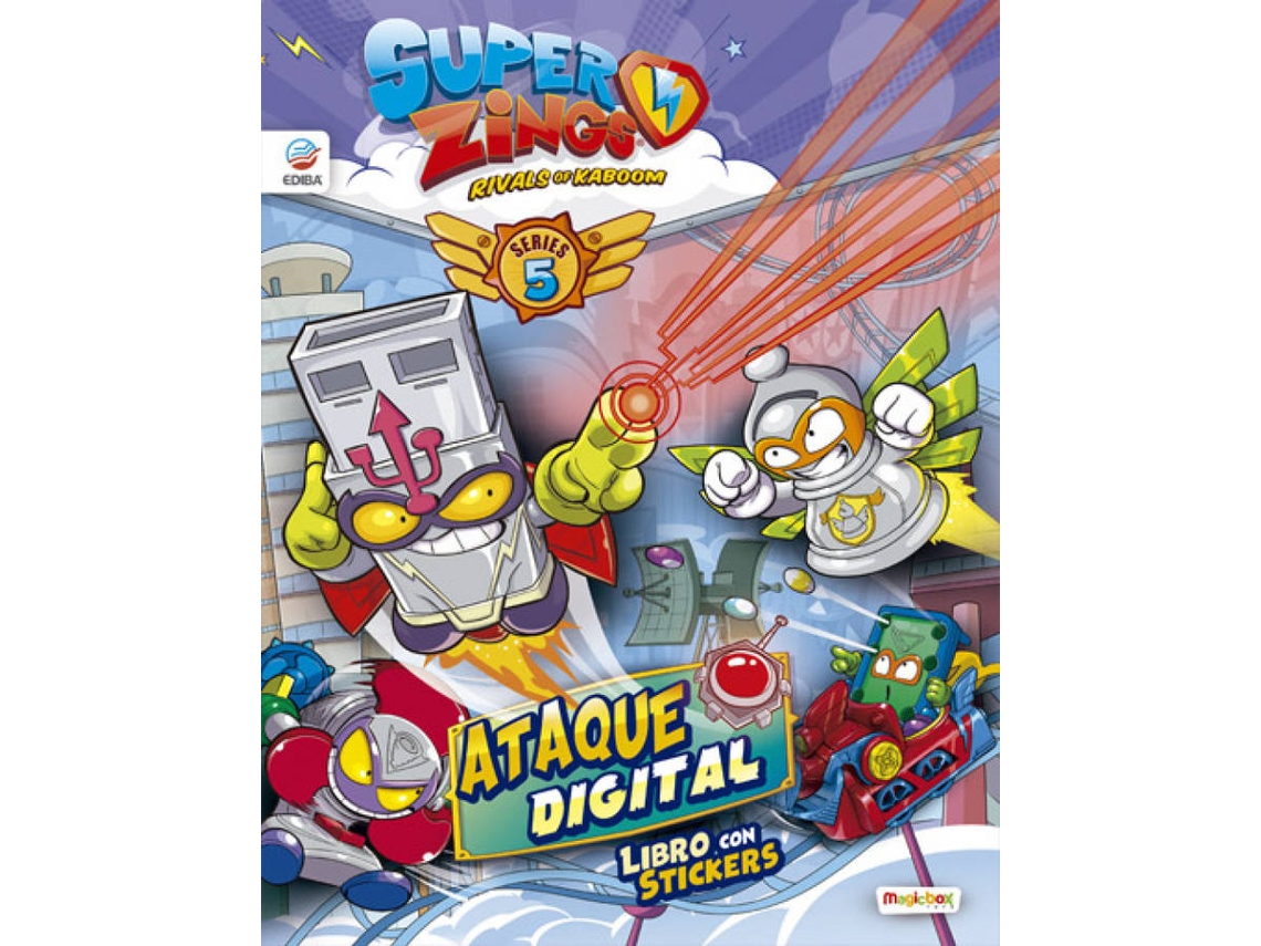 Libro Libro De Stickers Superzings Series 5 - España de Ediba Europa Eon Sl (Español)