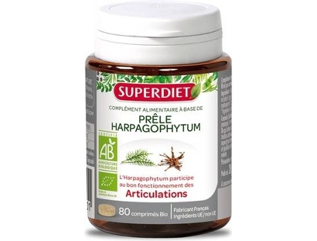 Complemento Alimentar SUPERDIET Cavalinha - Harpagofito (80 comprimidos)