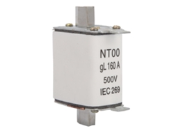Fusible De Lámina Cerámica 160a 500v Protección Segura Para Equipos Eléctricos Nt00/rt16-00