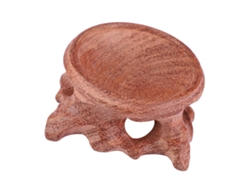 Soporte Para Bola De Cristal De Madera Maciza De Palisandro Con Delicado Diseño Retro Para La Decoración Del Hogar.
