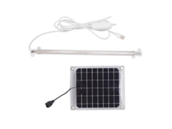 Lámpara solar LED de 10 W para el cultivo de plantas, ideal para balcones, invernaderos, hierbas, verduras y flores.