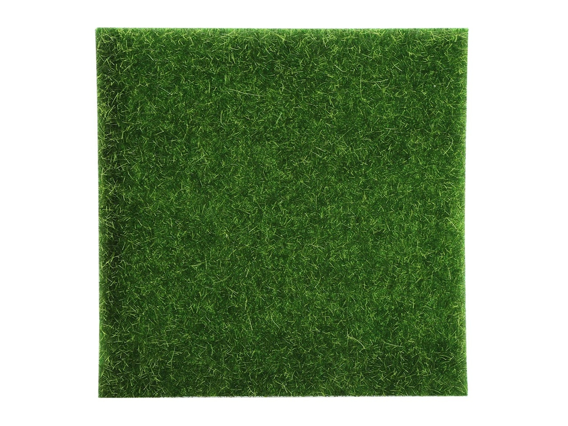 10 piezas de césped artificial para decoración de jardín y hogar