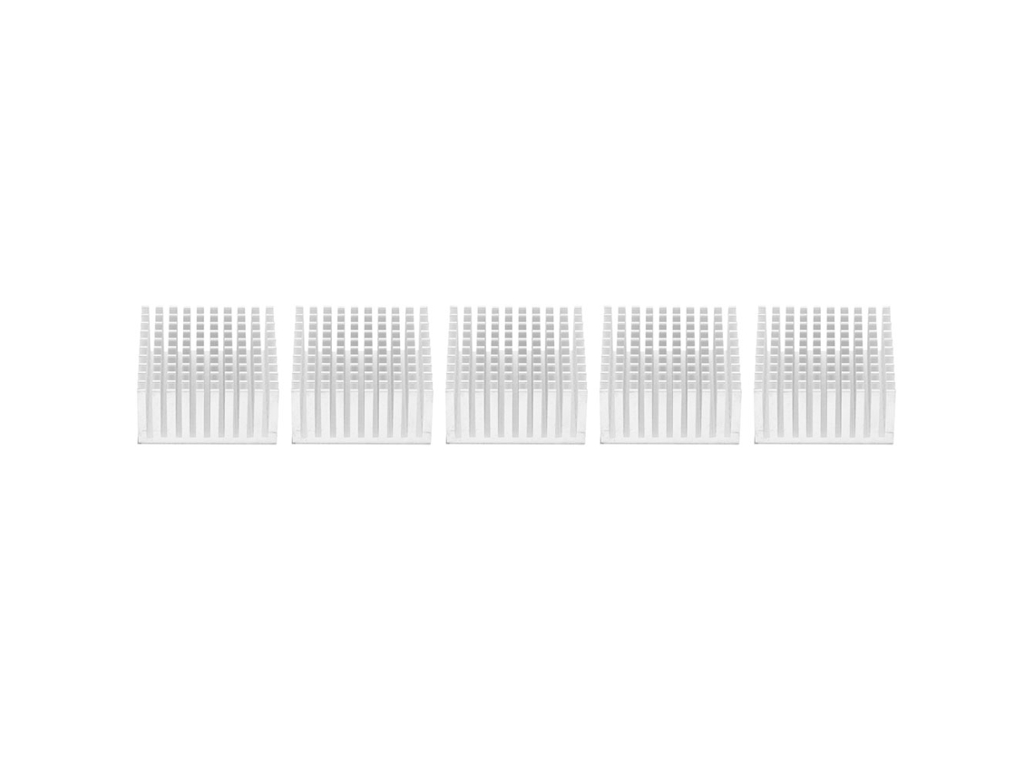 Disipador de calor de aluminio, 5 unidades, placa PCB de 40x20x40 mm