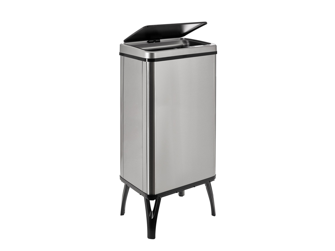 Cubo de Basura Inteligente WELLHOME 50L Apertura Automática/Manual Gris