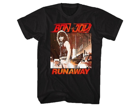Camiseta ROCKINSTONE Bon Jovi Fugitivo (XXXL)