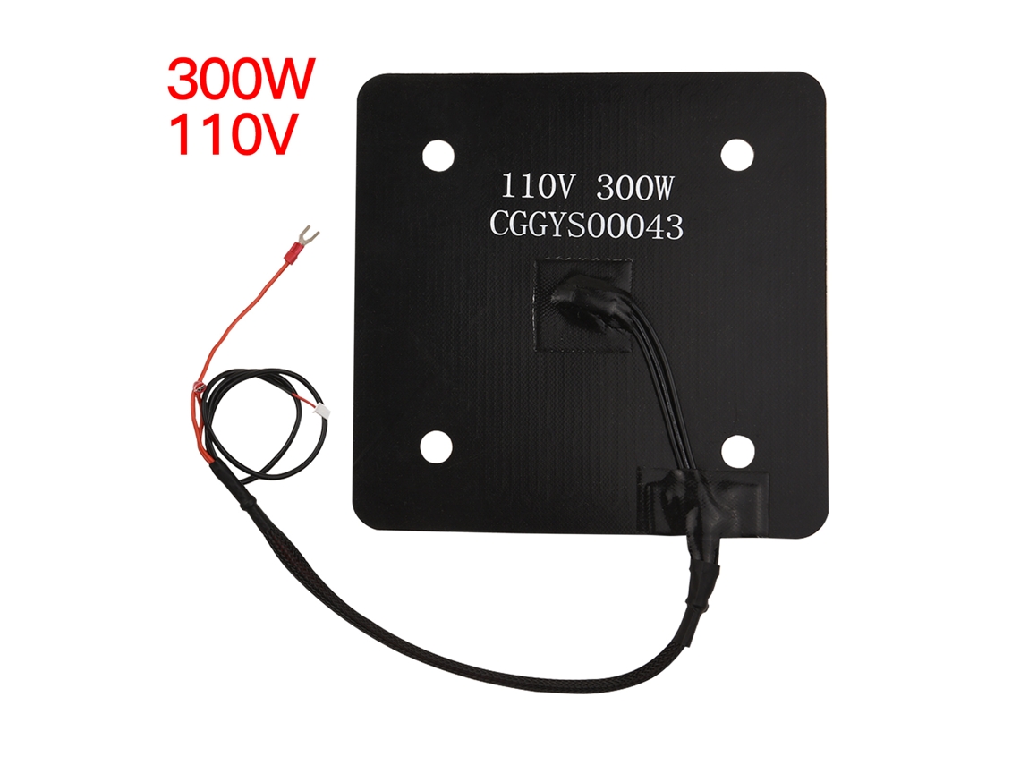 Base De Silicona Calefactable De 220x220 Mm, 300 W, 110 V Con Aislamiento Para Impresora 3d Artillery Genius
