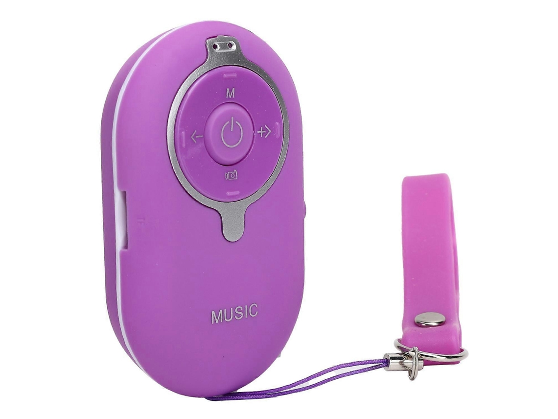 Mini altavoz Bluetooth inalámbrico portátil, subwoofer, manos libres, llamadas Chennnls (morado)