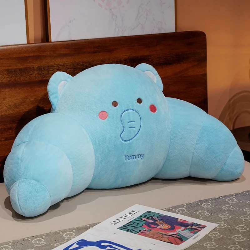 Almohada De Cama Para Adultos Con Forma De Croissant (elefante De 75 Cm), Suave Y Cómoda.