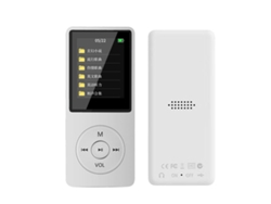 Reproductor MP4 Mini de 16 GB con pantalla TFT de 1,8" (9 x 4 x 0,7 cm) compatible con música y vídeo.