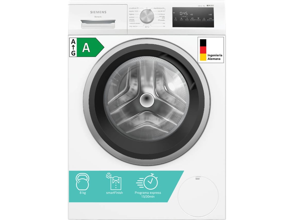 Lavadora SIEMENS WM12N265ES (8 kg - 1200 rpm - Blanco)