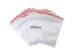 Bolsas de almacenamiento de polietileno transparente resellables, bolsas portátiles duraderas con cierre hermético y cierre zip, ideales para soluciones
