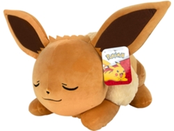 Peluche Eevee Dormindo Pokémon 45 Cms