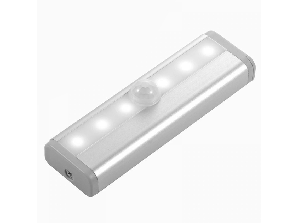 Luz de armario con sensor doble de 6 LED