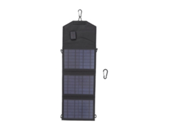 Cargador Solar Portátil Plegable Con Ganchos, 10,5 W, 5 V, Para Camping Y Teléfonos Móviles.