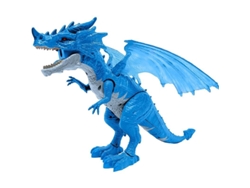 Dragón De Juguete De Pie Que Expulsa Humo, Con Movimiento Al Caminar, Luces Y Efectos De Sonido De Rugidos.