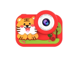 Cámara digital Chrui de doble cámara, 4000 W, pantalla IPS 2.0 (Red Tiger)